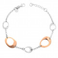 Orphelia® 'Isotta' Dames Zilver 925 925 Armband (sieraad) - Zilver/Rosé ZA-7192
