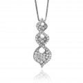 Orphelia® 'Lilly' Vrouwen's Collier - Silver ZH-7038