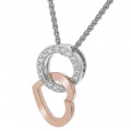 Orphelia® 'Ely' Vrouwen's Collier - Silver/Rose ZH-7286
