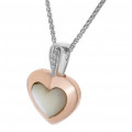 Orphelia® 'Debby' Vrouwen's Collier - Silver/Rose ZH-7289/RG