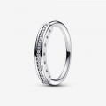 Pandora® 'Signature i-d' Dames Zilver 925 925 Ring (sieraad) - Zilverkleurig 192283C01